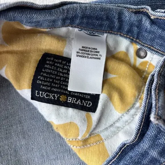 Lucky Brand Jeans Women Sweet N Low 14 / 32 Ankle Bootcut Normcore Preppy Y2K - Picture 4 of 12